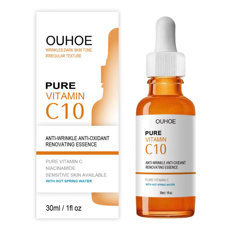 Sérum Clareador e Firmador Vitamina C - Removedor de Rugas e Linhas Finas