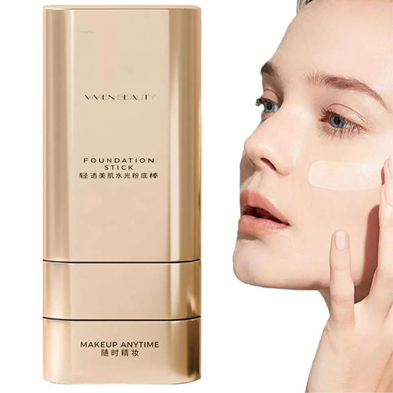 Base Stick Coreana 2 em 1 - Cobertura Impecável com Toque Natural