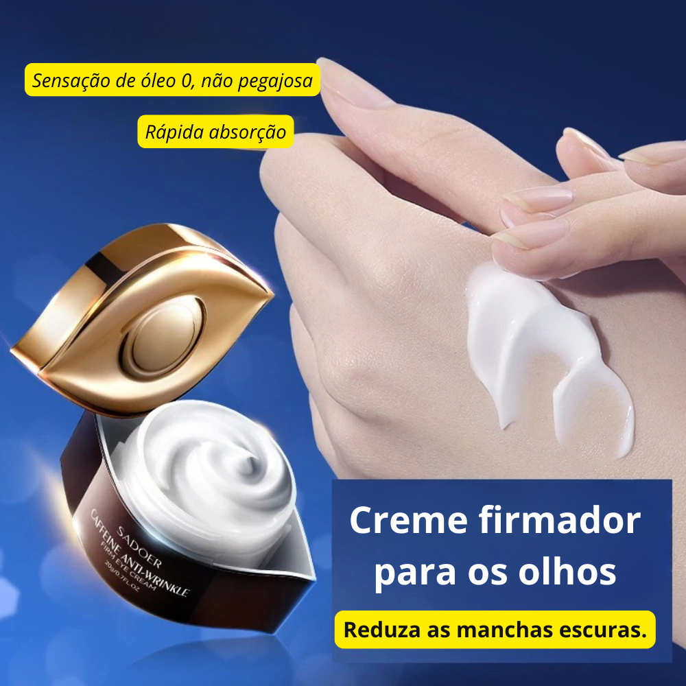 Creme para Olhos com Cafeína SADOER – Cuidado Intensivo para um Olhar Jovem e Radiante