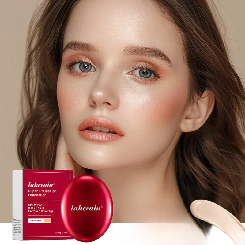 Base Lakerain Cushion Super Fit – Cobertura Impecável com Proteção Solar e Tratamento para a Pele