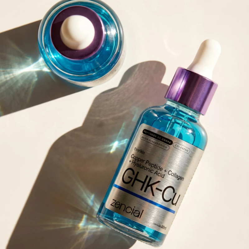 Zencial EnvySkin GHK-Cu 30ml | Sérum Facial com Peptídeos de Cobre e Ácido Hialurônico
