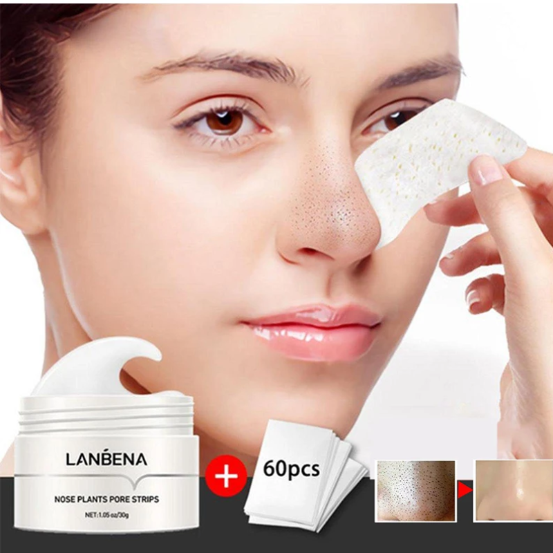 Máscara de Limpeza Nasal com Aloe Vera - Remova Cravos e Acnes com Eficácia Lanb