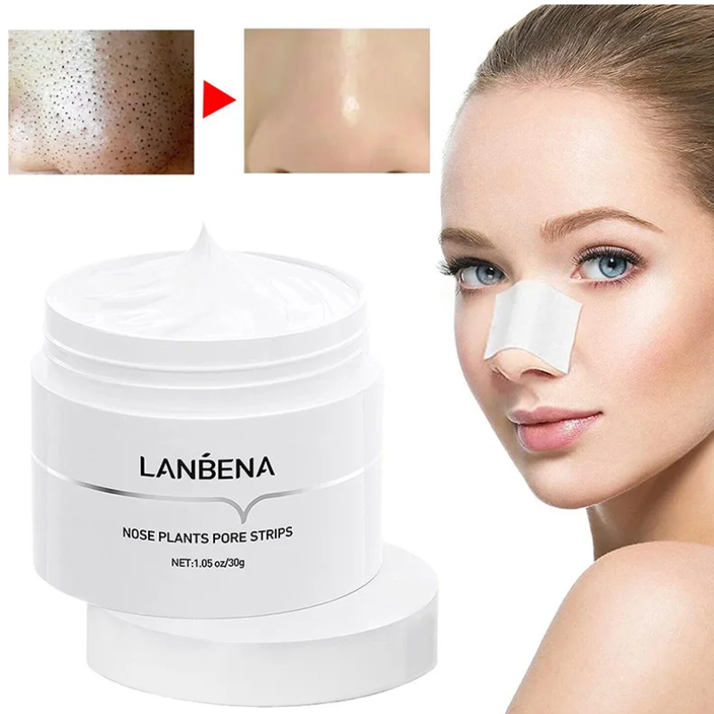 Máscara de Limpeza Nasal com Aloe Vera - Remova Cravos e Acnes com Eficácia Lanb