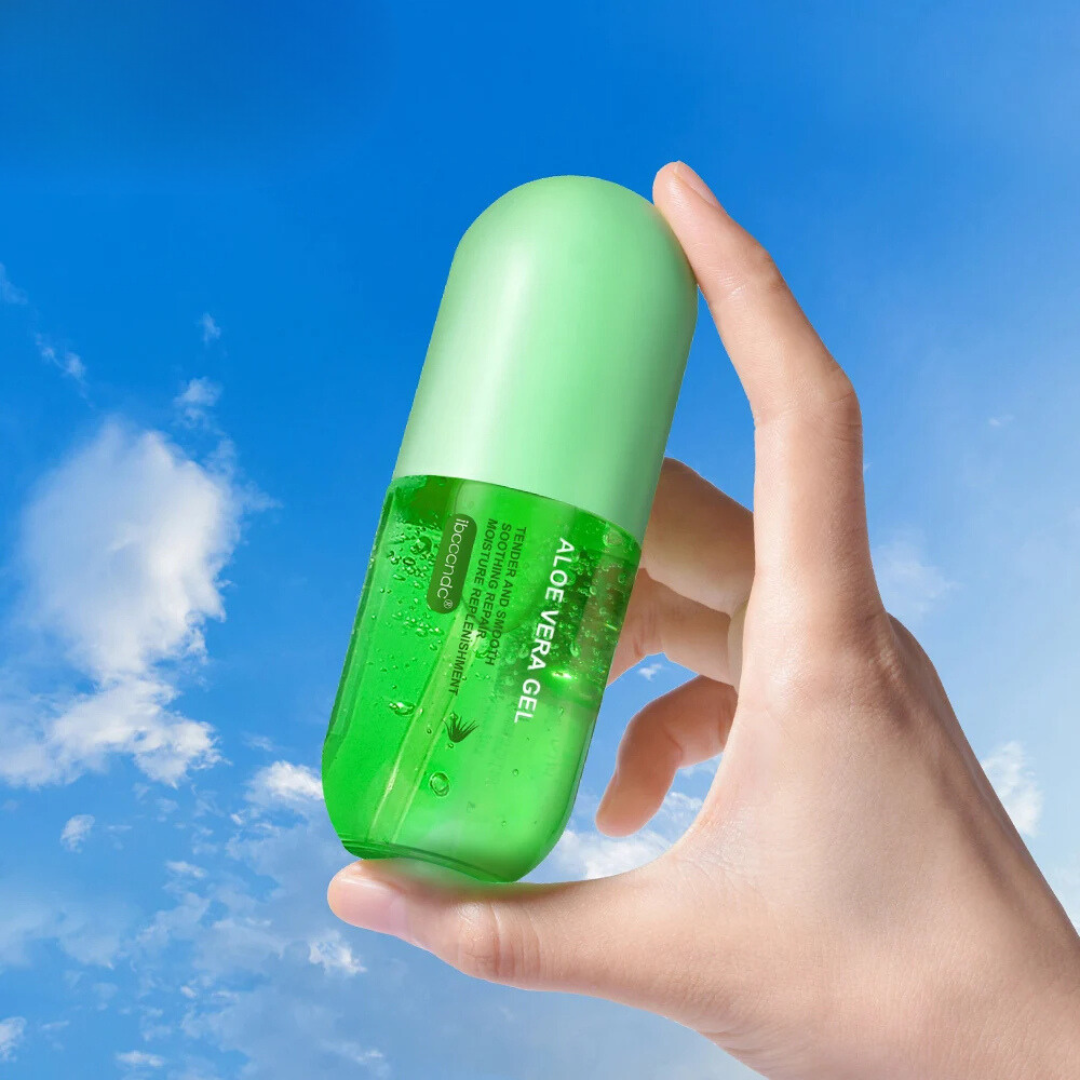 Gel Calmante Natural de Aloe Vera - Hidratação Profunda e Controle de Oleosidade