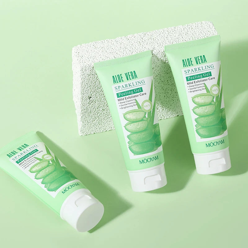 Gel de Aloe Vera Orgânico para Limpeza Profunda e Hidratação - 100ml