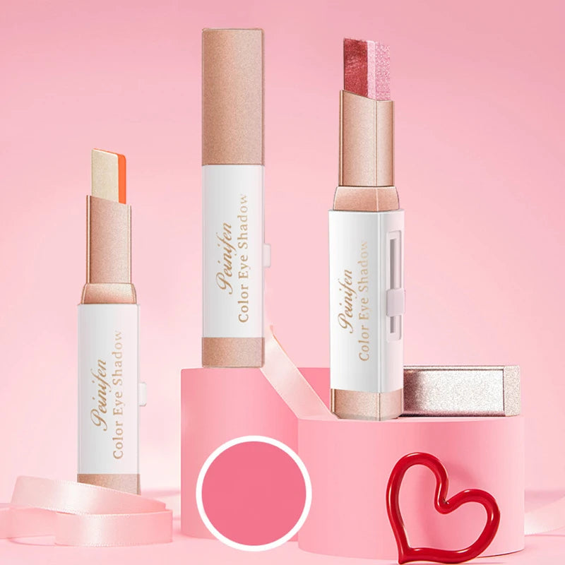 Sombra Bicolor Brilhante com Glitter à Prova D'Água