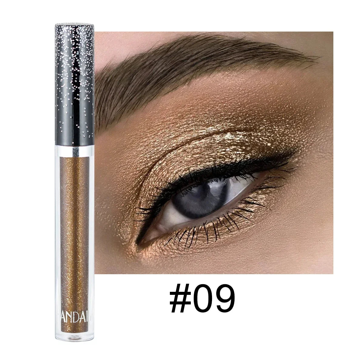 Sombra Líquida Metálica Diamante Brilhante – Ilumine Seu Olhar com Glamour