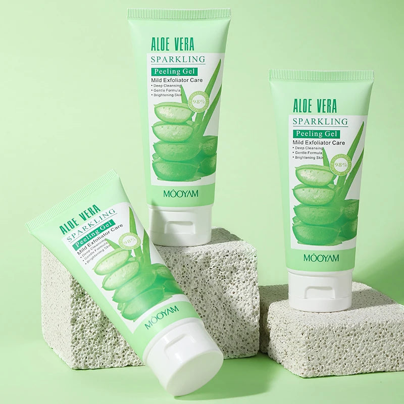 Gel de Aloe Vera Orgânico para Limpeza Profunda e Hidratação - 100ml