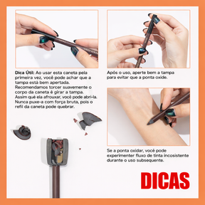 Lápis Delineador à Prova d’Água – Alta Precisão