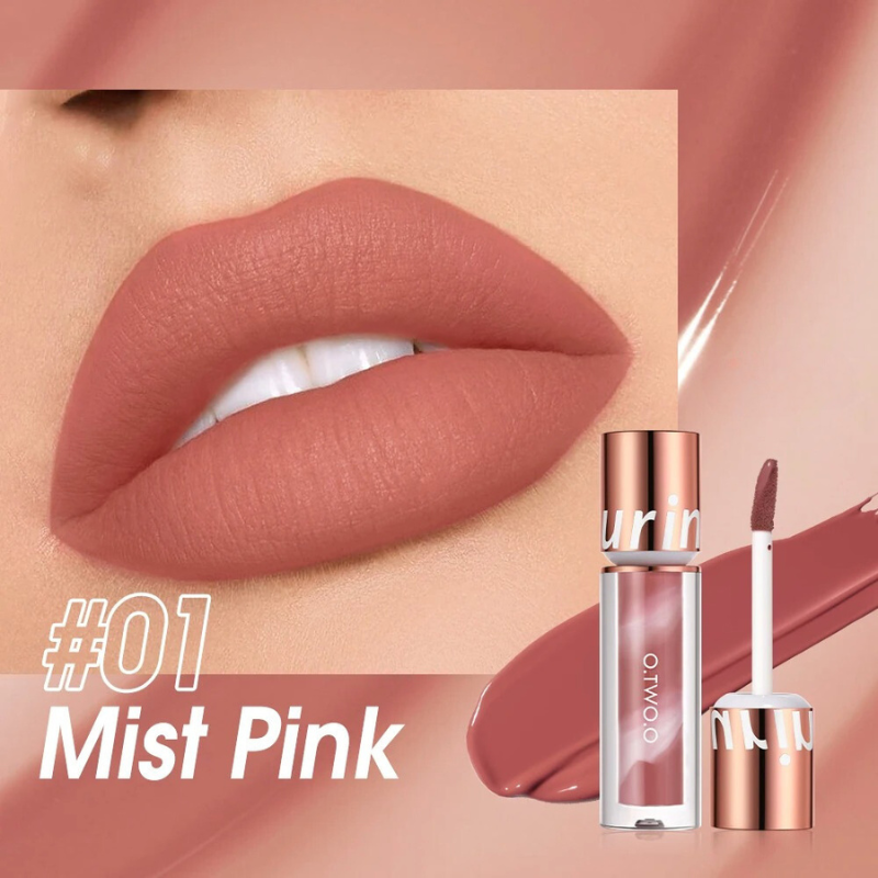 Batom Hidratante Gloss Sexy à Prova D'água Aveludado Matte Longa Duração