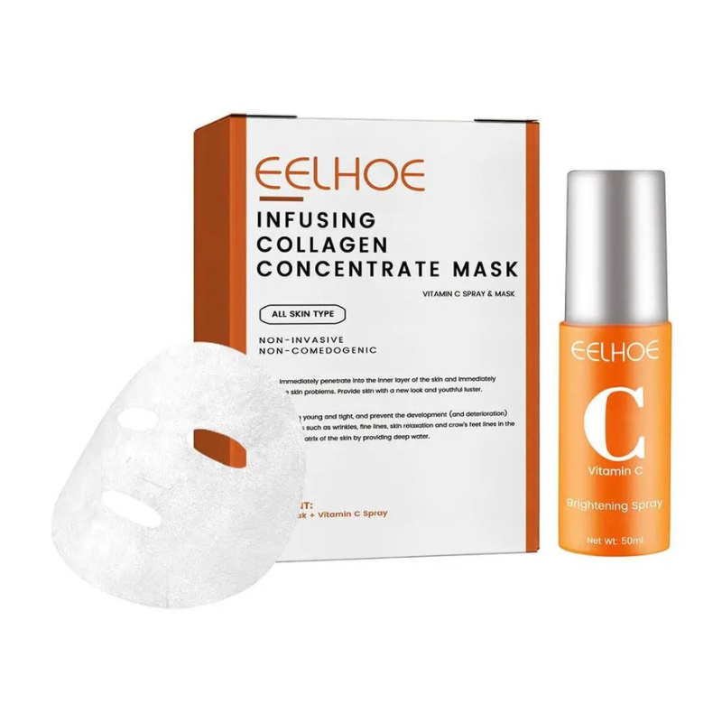 Kit de Cuidados Faciais com Colágeno - Solução Completa para uma Pele Radiante