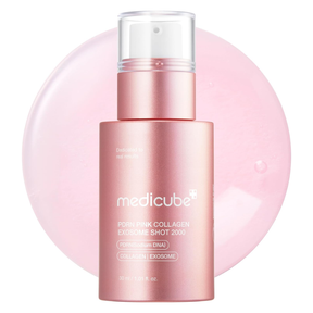 Medicube PDRN Pink Collagen Exosome Shot 7500 – Sérum Coreano Hidratante e Anti-idade