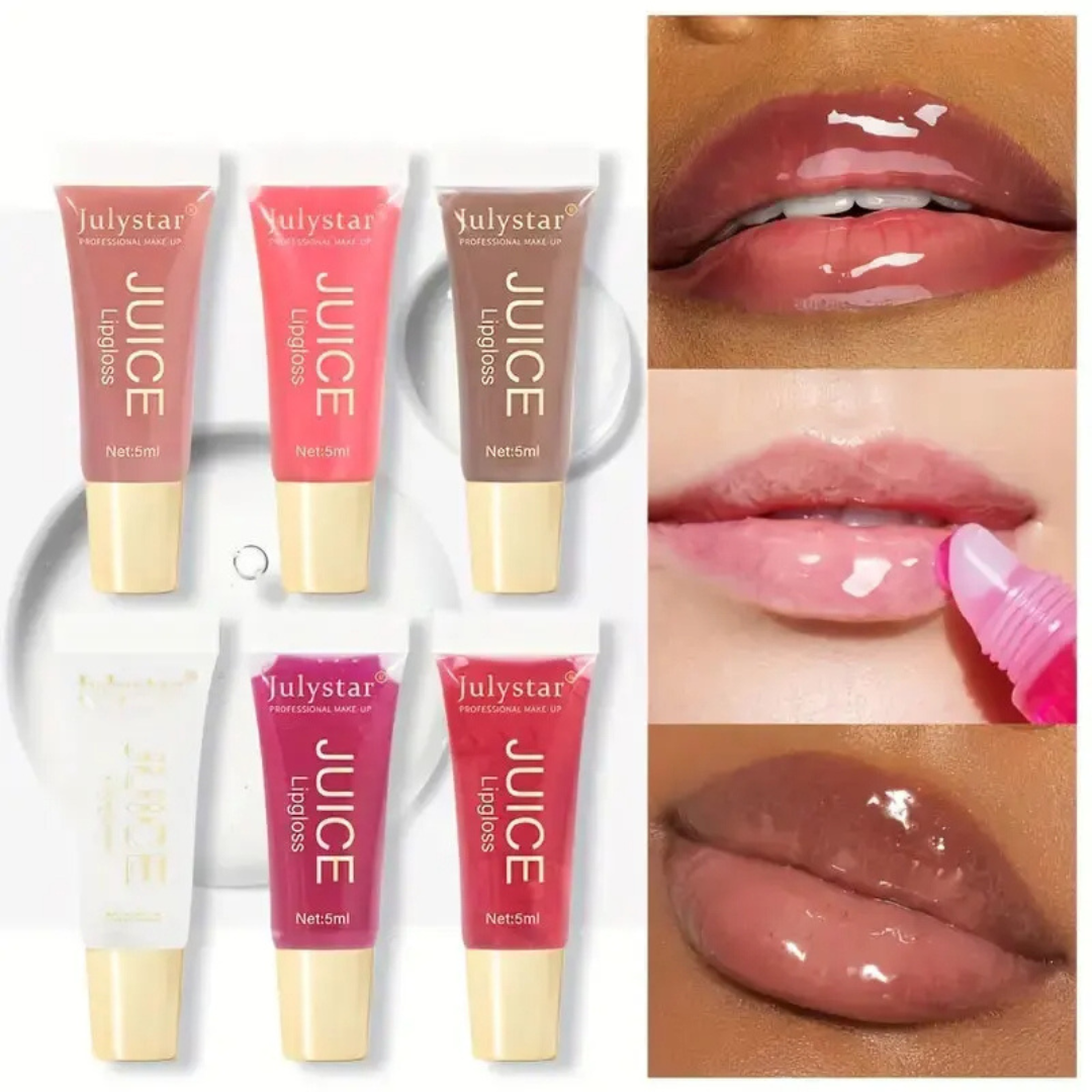 Crystal Jelly Lip Oil – Brilho Hidratante & Plumping com Aroma de Fruta [Compre 1 & Leve 2]