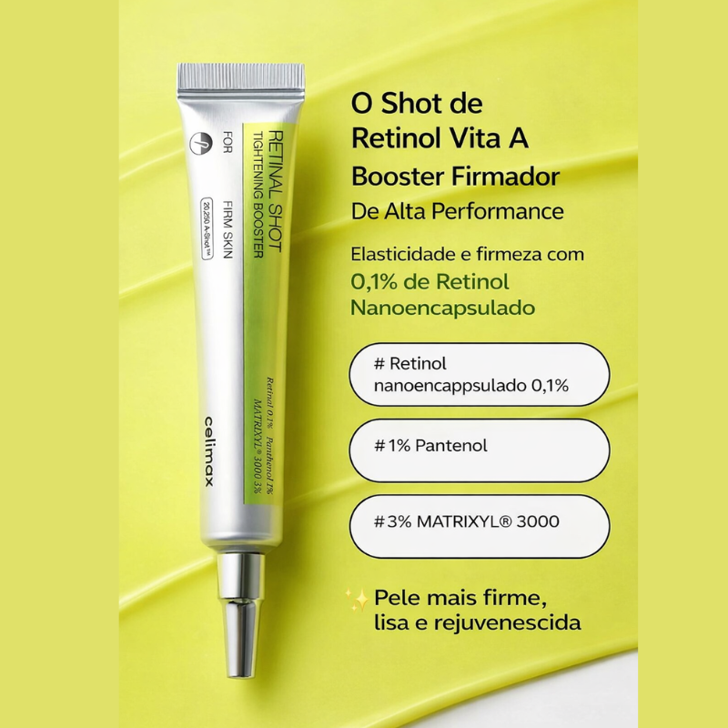 Celimax Retinol Shot – Tratamento Facial Anti-Idade