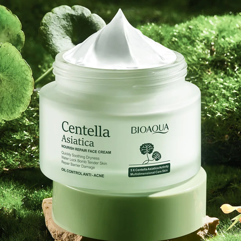 Creme Facial Centella Anti-Envelhecimento Hidratante, Nutritivo e Anti-Rugas