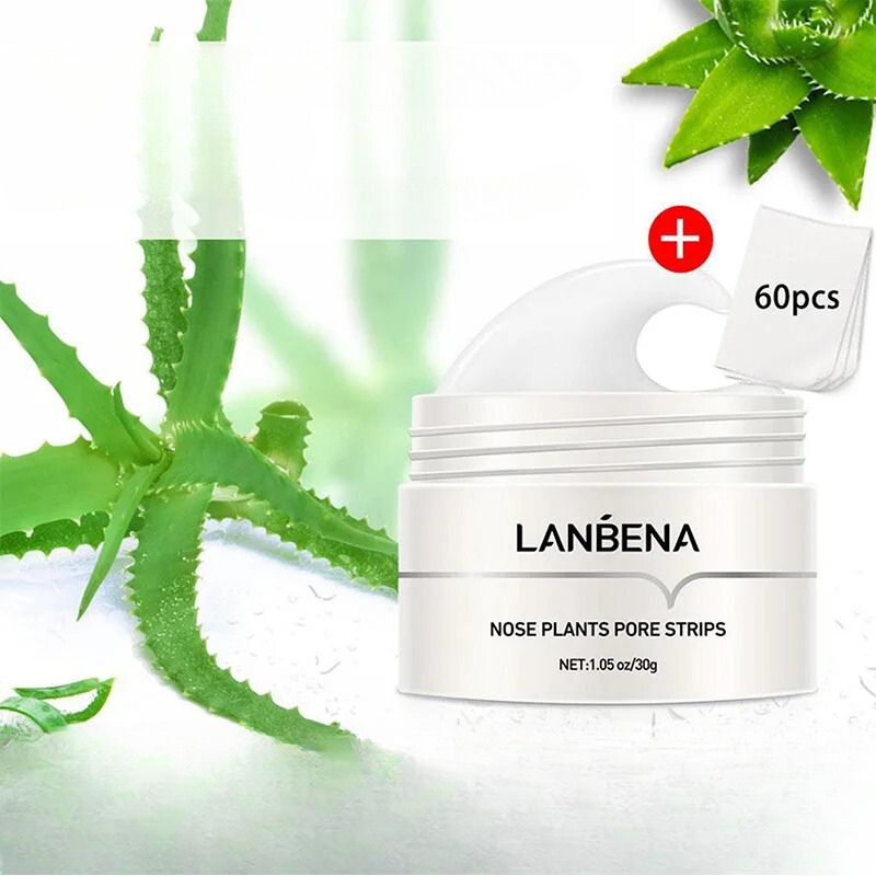 Máscara de Limpeza Nasal com Aloe Vera - Remova Cravos e Acnes com Eficácia Lanb