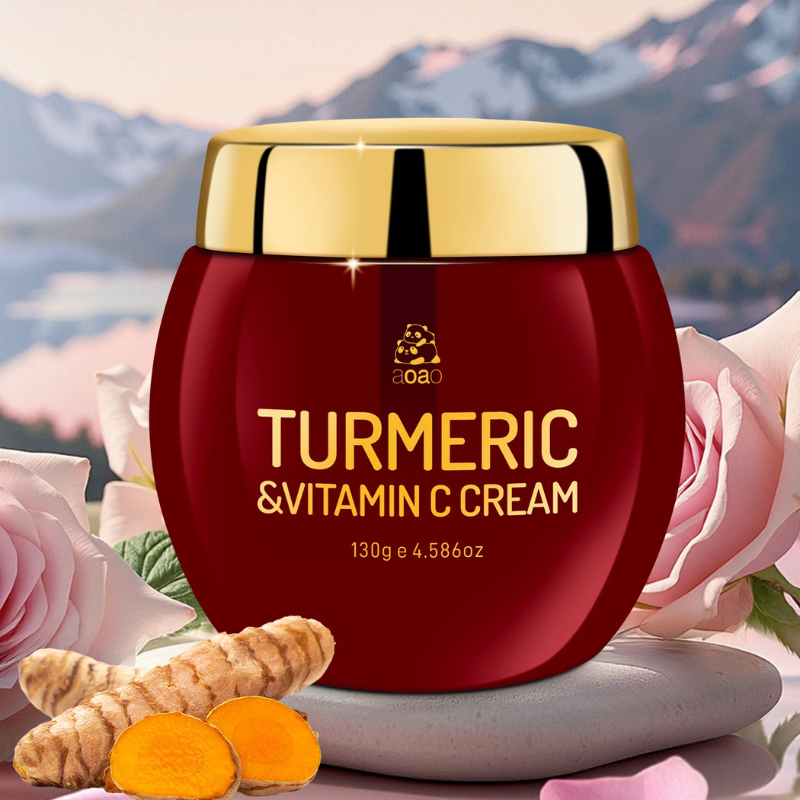 Creme Hidratante de Cúrcuma e Vitamina C – Hidratação Profunda e Luminosidade Natural