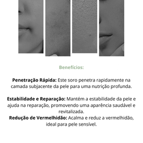 Sérum Facial Centella Asiática - Pele Macia, Suave e Saudável