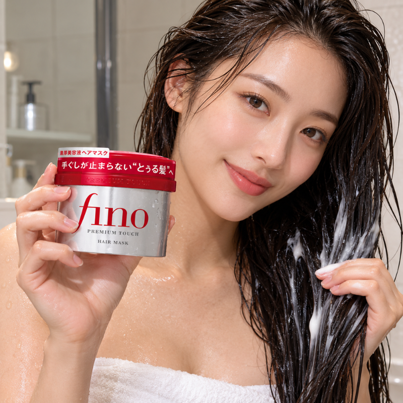Fino Premium Touch Hair Mask 230g | Máscara Capilar Japonesa de Reparação Intensiva