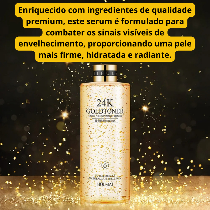 Serum Facial Goldserum 24k Anti-Envelhecimento - 300 ML