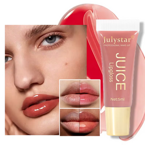 Crystal Jelly Lip Oil – Brilho Hidratante & Plumping com Aroma de Fruta [Compre 1 & Leve 2]