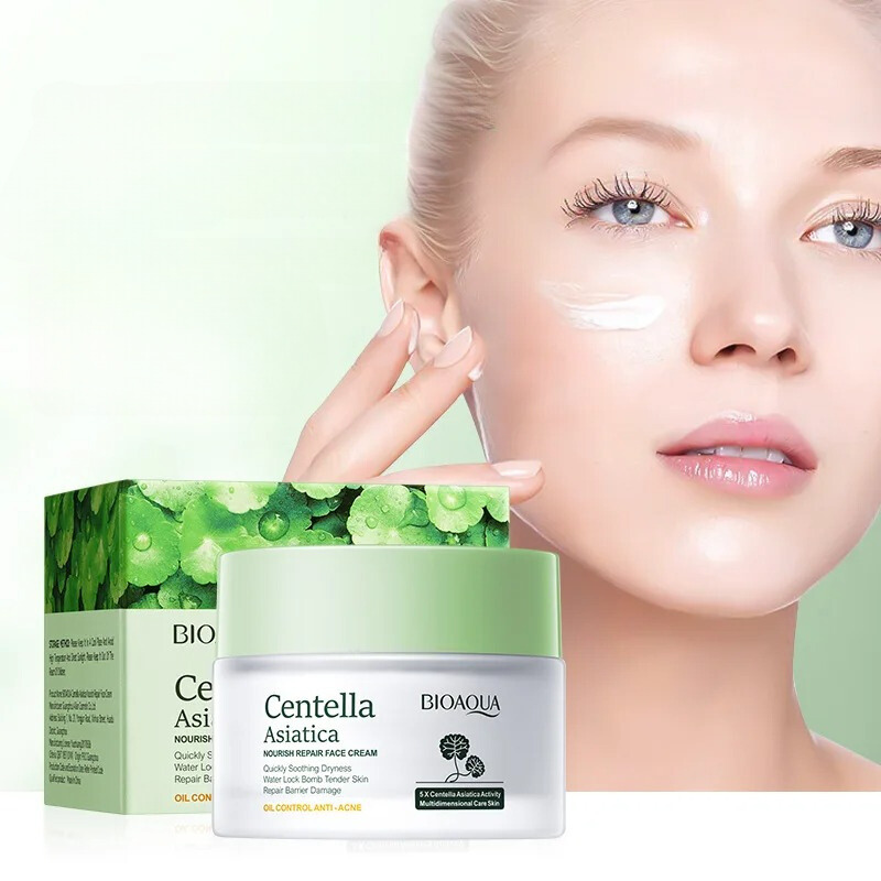 Creme Facial Centella Anti-Envelhecimento Hidratante, Nutritivo e Anti-Rugas