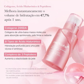 Medicube PDRN Pink Collagen Exosome Shot 7500 – Sérum Coreano Hidratante e Anti-idade