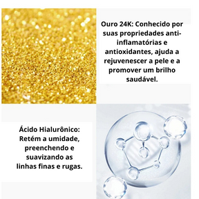 Serum Facial Goldserum 24k Anti-Envelhecimento - 300 ML