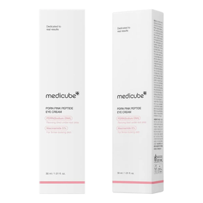 Creme para Área dos Olhos Medicube PDRN Pink Peptide Eye Cream – Rejuvenescedor, Firmador e Iluminador