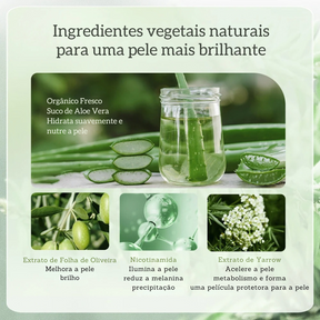 ALODERMA Natural Aloe Clareamento Soro Ilumina Tom De Pele com Nicotinamida