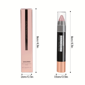 Lápis Labial Matte à Prova d’Água SANSUMMER – Cor Intensa e Conforto o Dia Todo