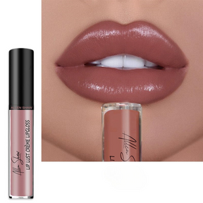 Batom Nude Creamy Semi Matte Lipgloss