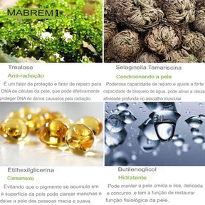 MABREM Máscara Facial Hidratante Anti-envelhecimento - Clareamento e Nutrição