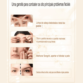 Soro Facial Hidratante Com Essência Ginseng Anti-Enrugamento - 100ml