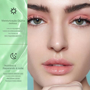 Aloe Vera Brilho Labial Nutre Profundamente os Lábios e Ajuda a Prevenir o Ressecamento