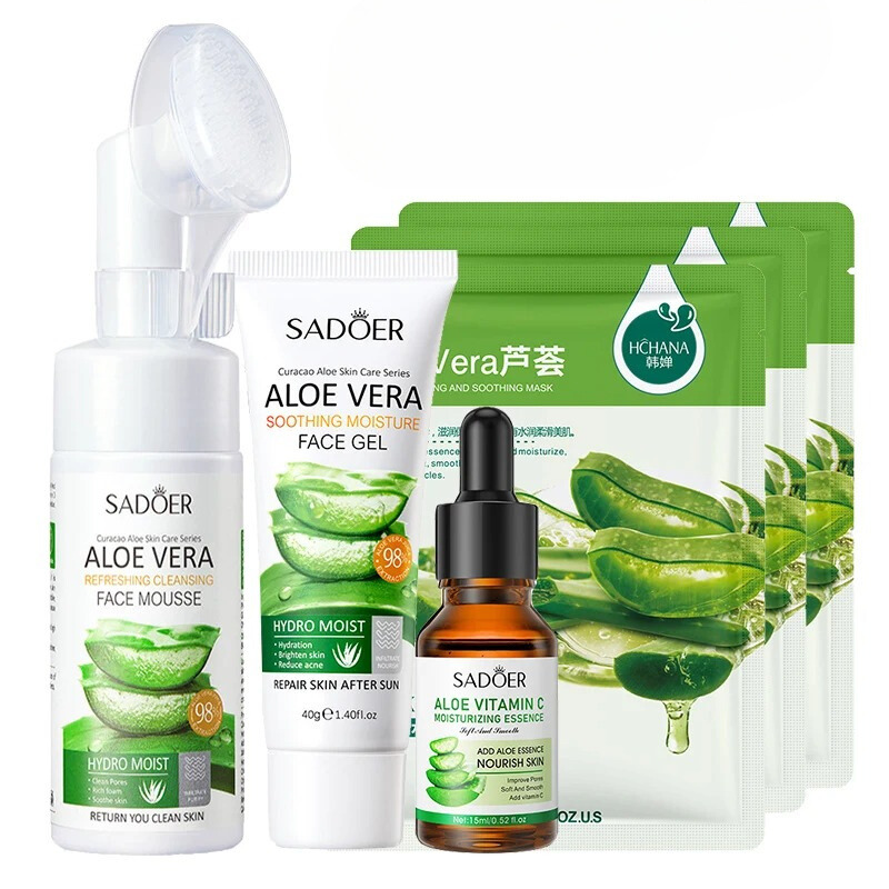 Kit Aloe Vera Cuidados Com a Pele - Rejuvenescimento facial