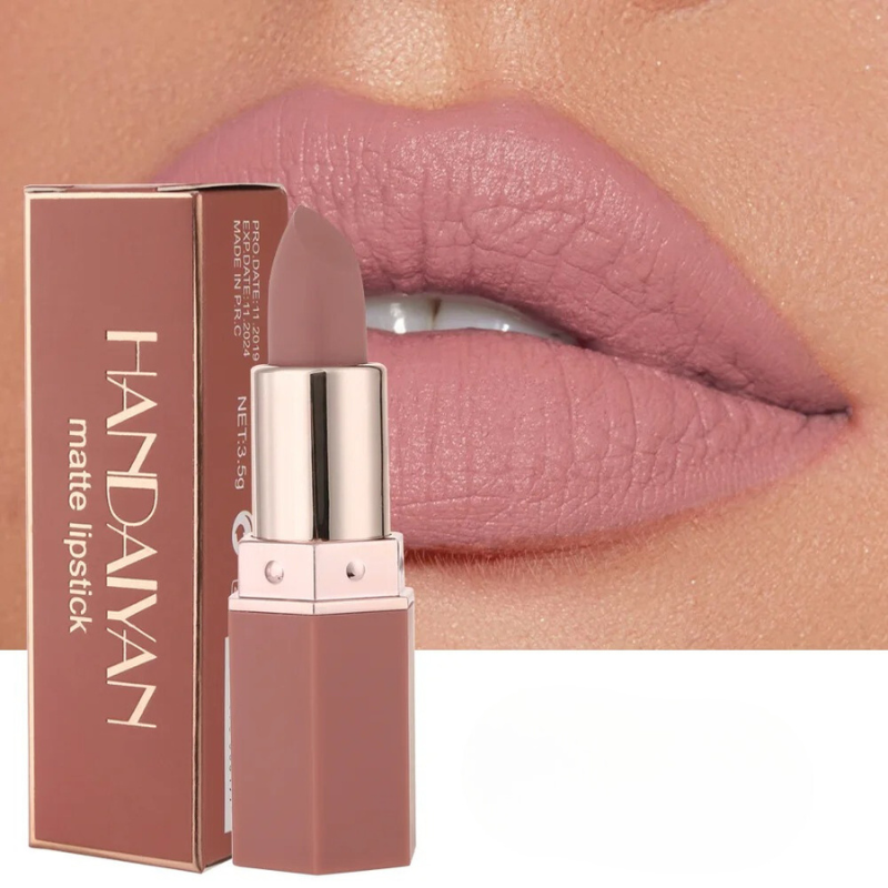 Batom Matte Impermeável Lip Gloss Longa Duração