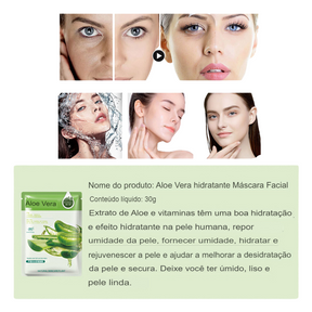 Kit Aloe Vera Cuidados Com a Pele - Rejuvenescimento facial