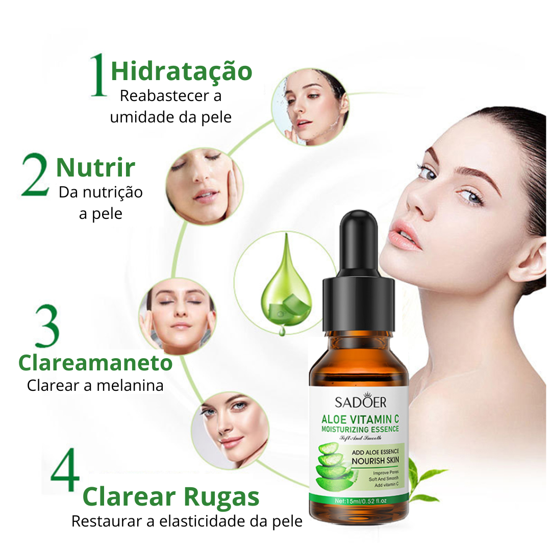 Kit Aloe Vera Cuidados Com a Pele - Rejuvenescimento facial