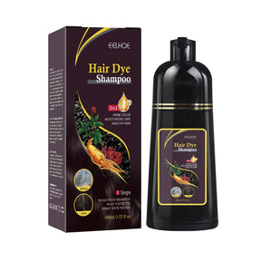 Shampoo de Tintura de Cabelo de Ervas Naturais Para Cabelos Grisalhos