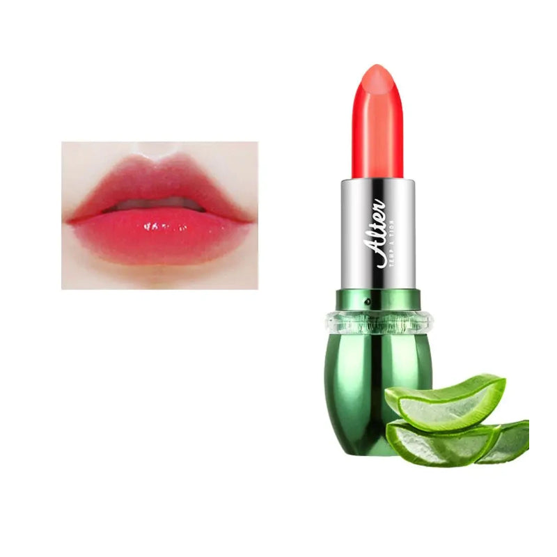 Batom de Aloe Vera Rejuvenescimento Labial Longa Duração