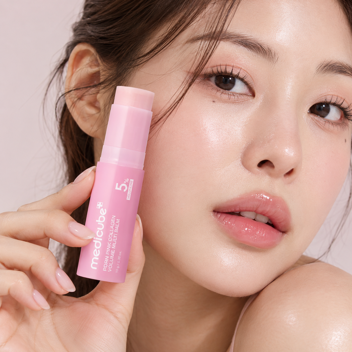 Medicube PDRN Pink Colágeno Volume Multi Balm | 5% Volufiline para Lábios Mais Volumosos