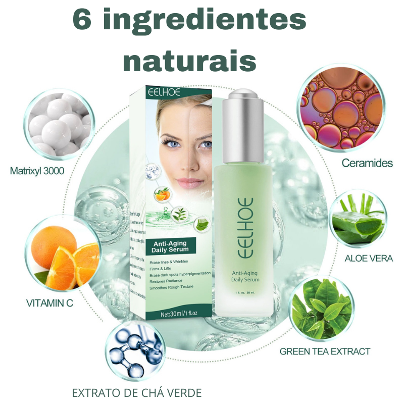 Óleo facial One Eelhoe aloe vera anti-envelhecimento - Remove rugas e manchas