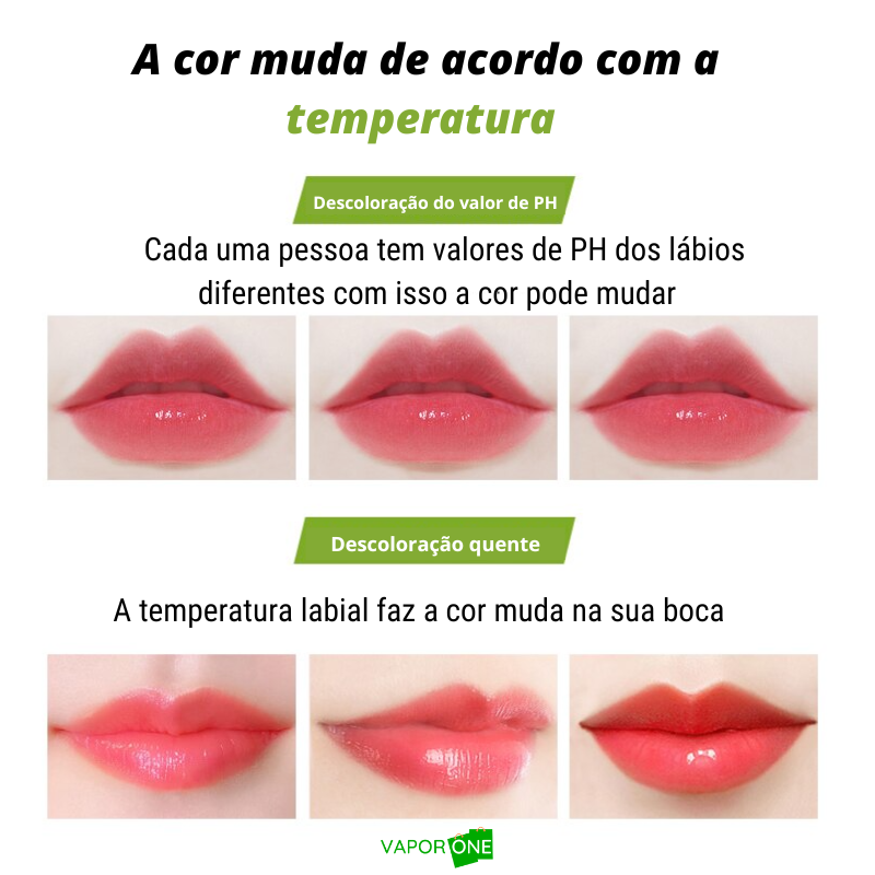 Batom Premium Vapor One Aloe Vera Longa Duração a Prova D'água