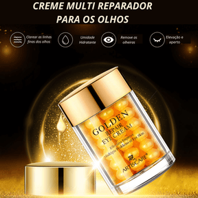 Combo Gold - Sérum Essência 24K + Creme para os olhos + Rolo massageador anti rugas