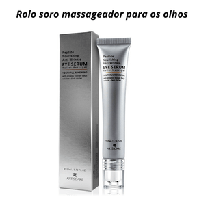 Combo Gold - Sérum Essência 24K + Creme para os olhos + Rolo massageador anti rugas