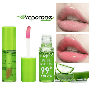 Brilho Labial One natural de aloe vera Gloss - clarea as rugas dos lábios, hidrata suavemente e nutri os lábios