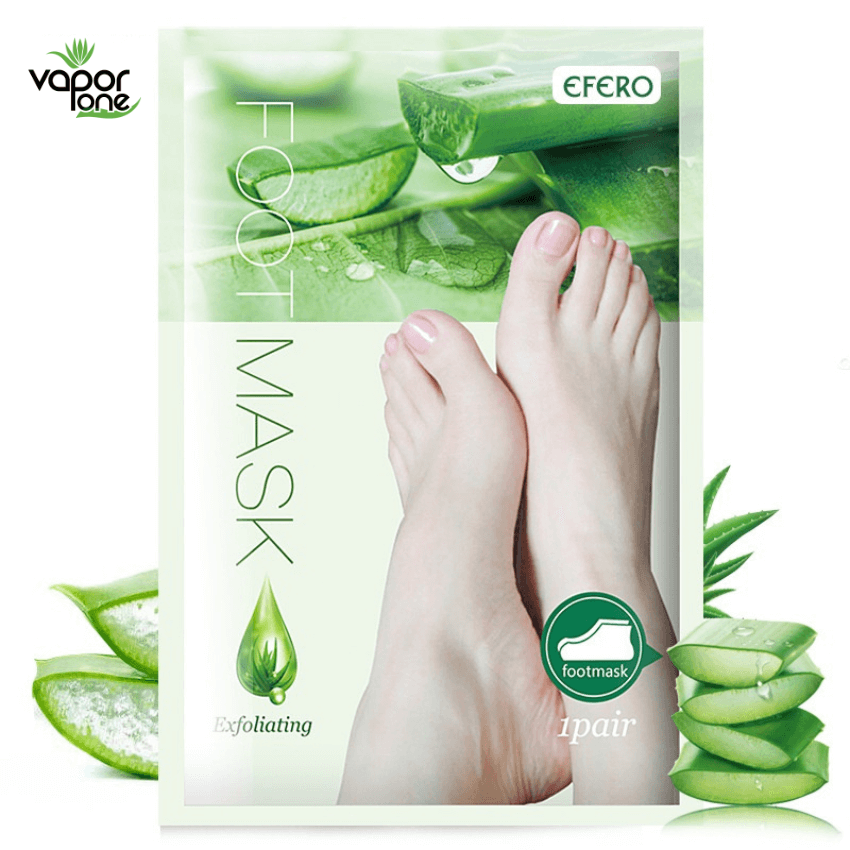 Máscaras De Esfoliação Para Os Pés Com Aloe Vera