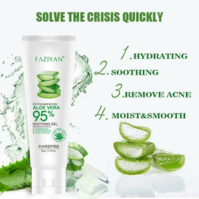 Creme facial de hidratação profunda aloé vera