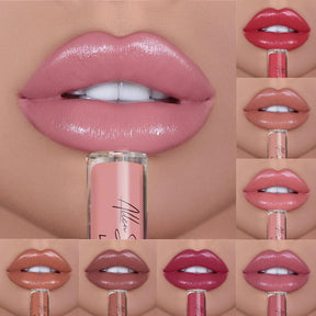 Batom Nude Creamy Semi Matte Lipgloss